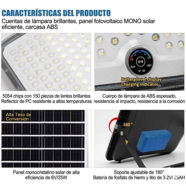 Producto - REFLECTOR SOLAR CON LENTE LUZ FRÍA 500W código: SQ-XS-LENS - 3