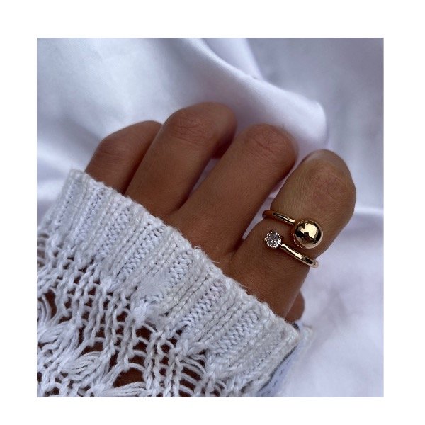 Producto - Anillo blitz dorado