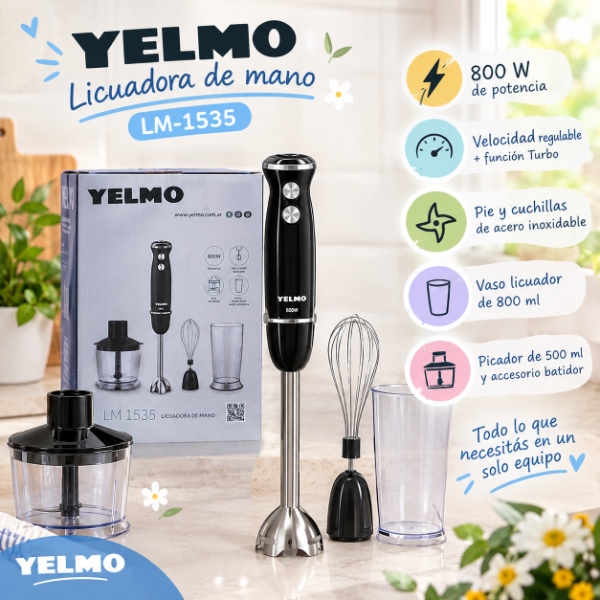 Producto - LICUADORA DE MANO YELMO LM-1535 800W