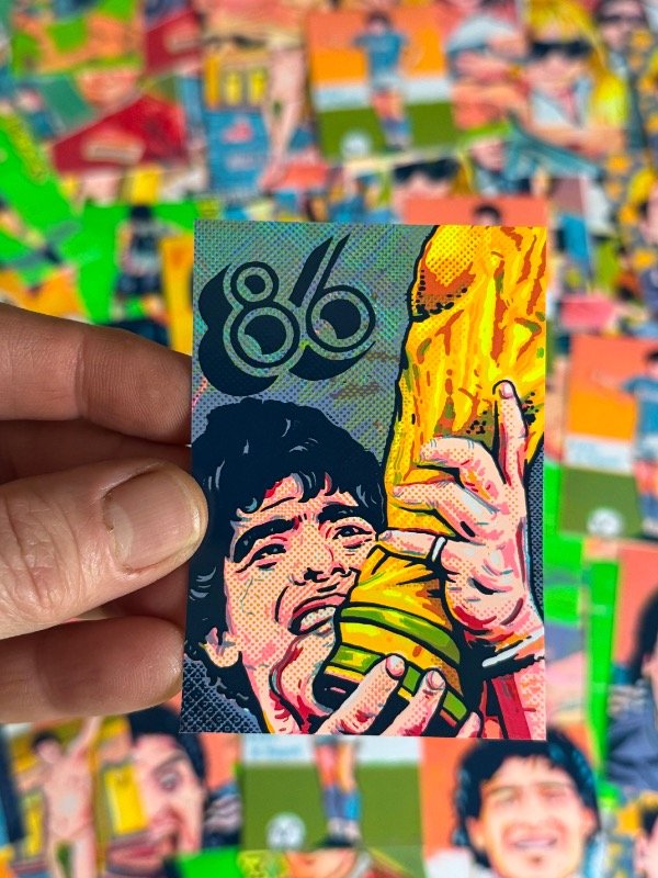 Producto - Stickers de Diego en serigrafía - 6