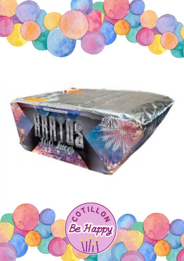 Producto - SHOW DE 100 LUCES ABANICO VASOCOLOR PLATA - KRATOS