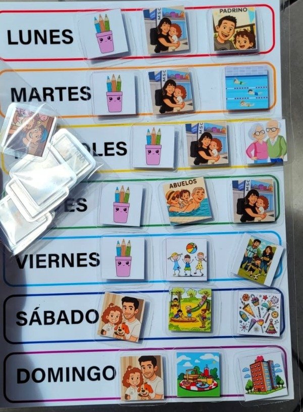 Producto - Organizador semanal kids