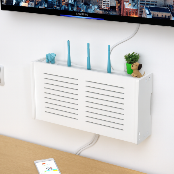 Producto - Bastidor Organizador Multifunción Router WiFi Rebatible-