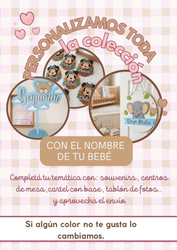 Producto - Cartel cebrita personalizado - Hola mundo! - 1