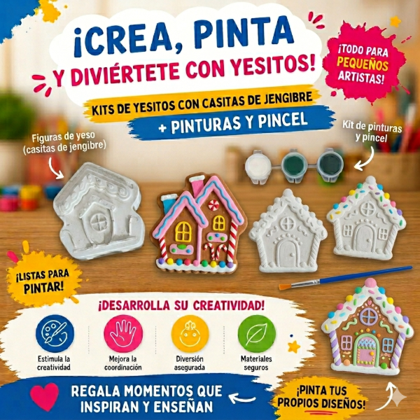 Producto - kit yesitos casitas 3d