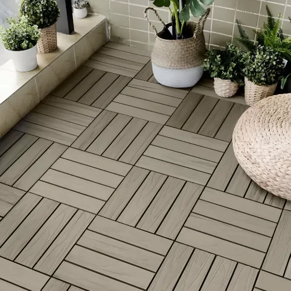 Producto - Deck Baldosa Co-Extruded Antique- caja 11 unidades