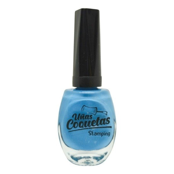 Producto - Esmalte de estampar Uñas Coquetas - Azul Claro
