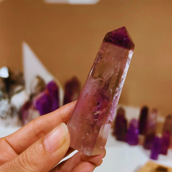 Producto - Obelisco de Amatista Chevron 01