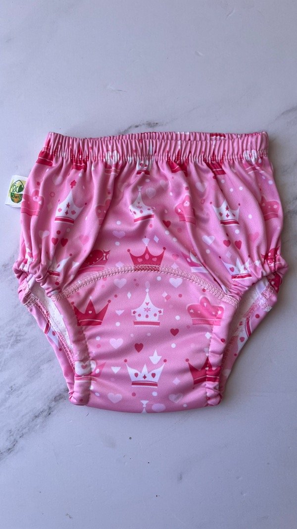 Producto - Pañal de entrenamiento corona fondo rosa