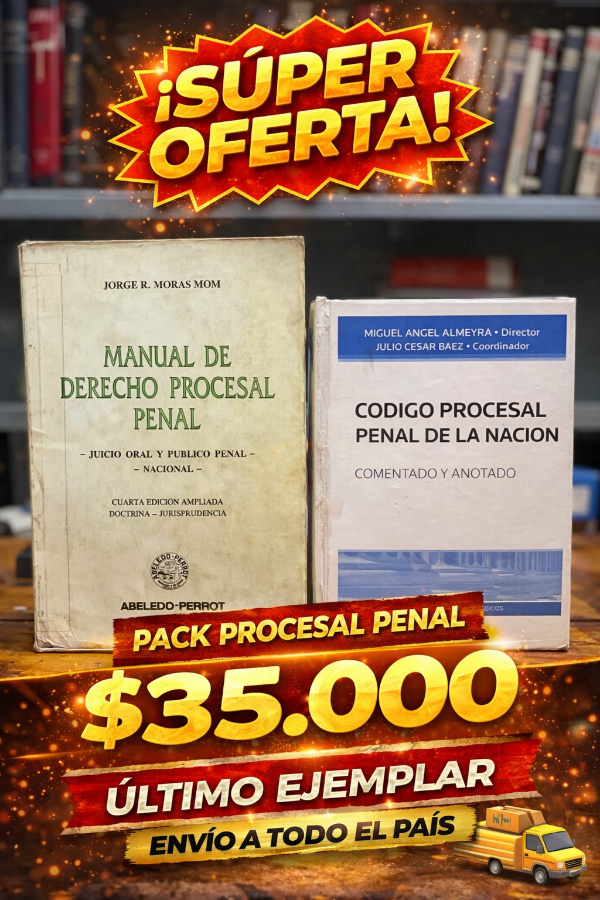 Producto - Pack procésal penal 2 libros
