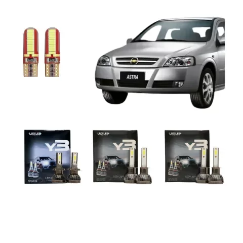 Producto - Kit Cree Led Y3 Luz Baja Alta Y Antiniebla Chevrolet Astra