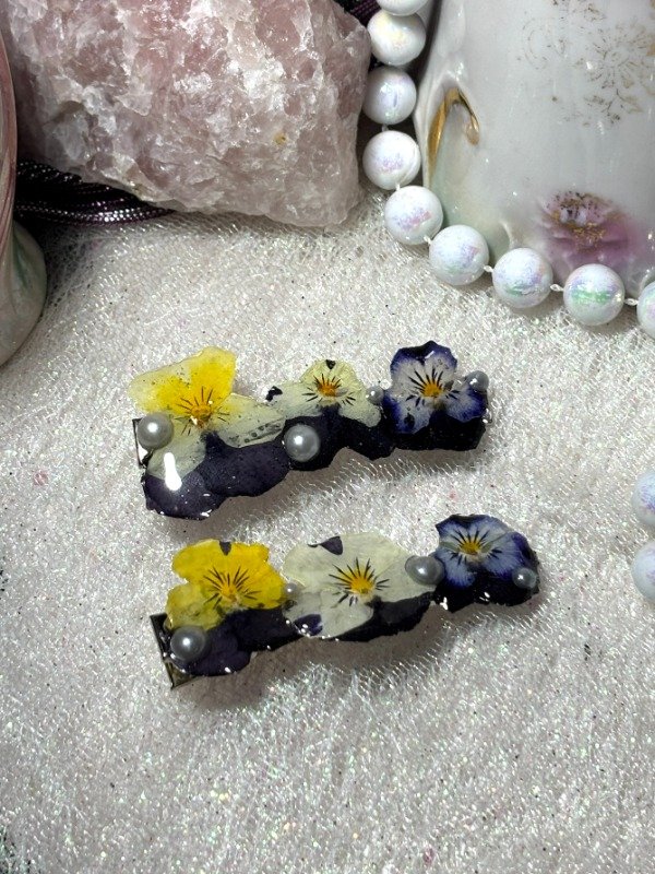 Producto - Par de hebillas Florales