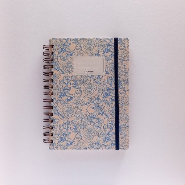 Producto - Agenda 2026 Anillada a5 (15x21cm) Semana a la Vista - Aves Vintage