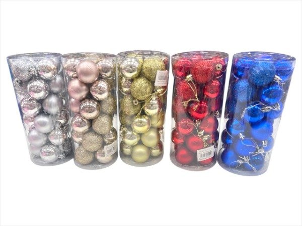 Producto - BOLAS NAVIDAD 4CM24P ZY424