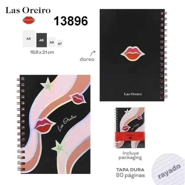 Producto - CUADERNO LAS OREIRO 13896B