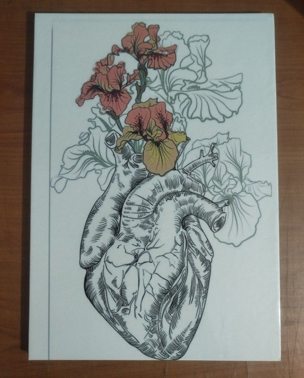 Producto - Cuaderno corazón celeste