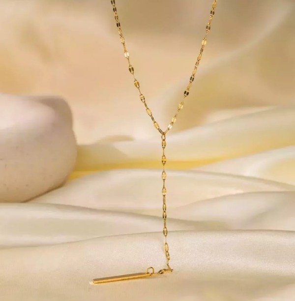 Producto - CORBATERO PALITO. ACERO DORADO