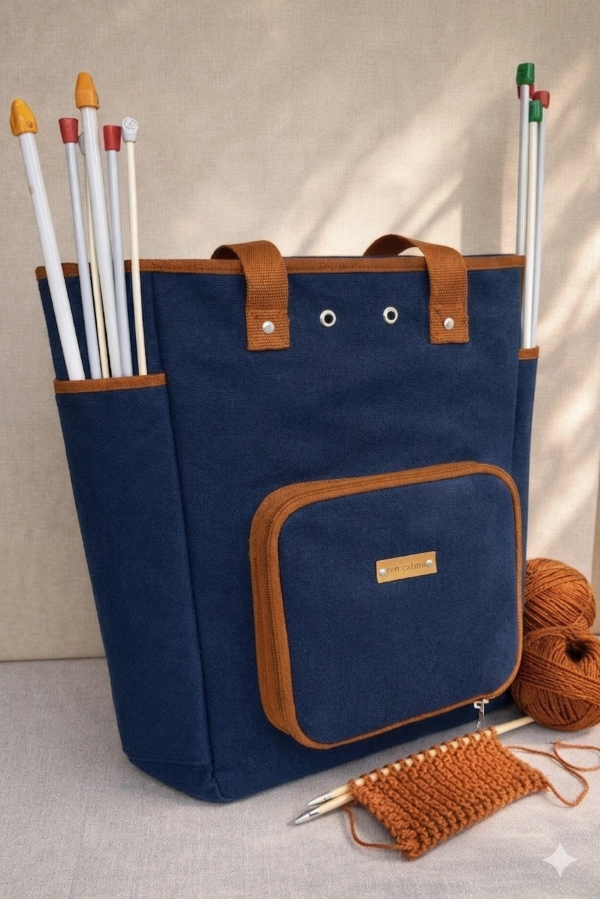 Producto - BOLSO ADELINA AZUL Y SUELA