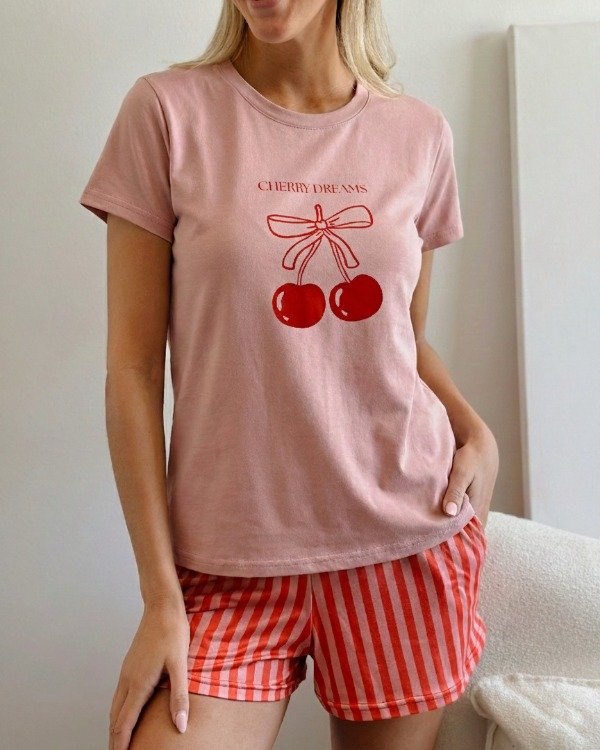 Producto - Pijama Cherry Pink