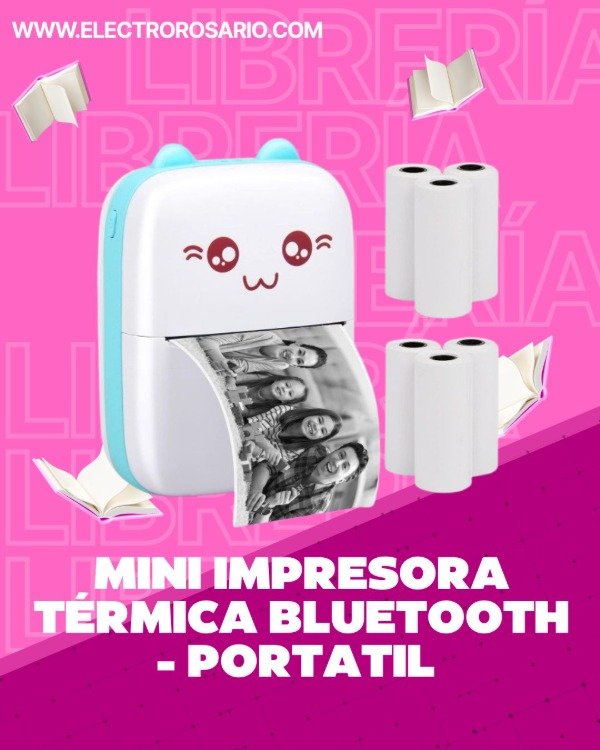 Producto - MINI IMPRESORA TERMICA BLUETOOTH - PORTATIL