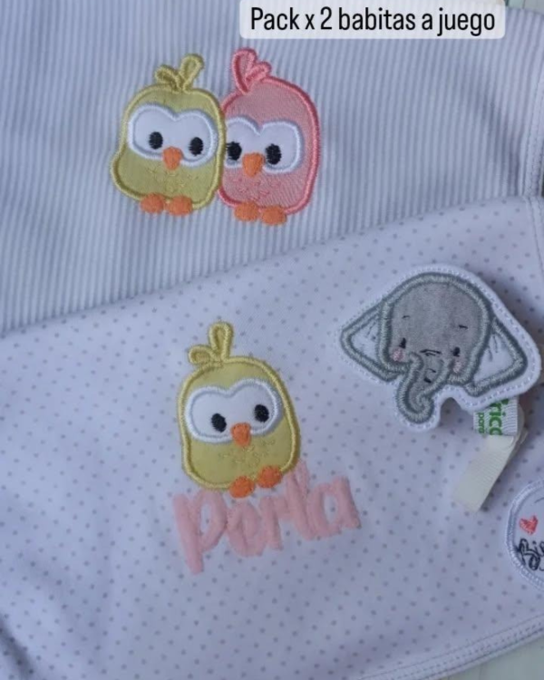Producto - Babitas en Pack x2 unidades - Personalizable - A PEDIDO