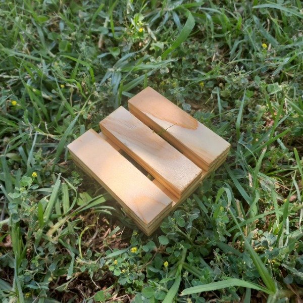 Producto - Jabonera de madera 8x8