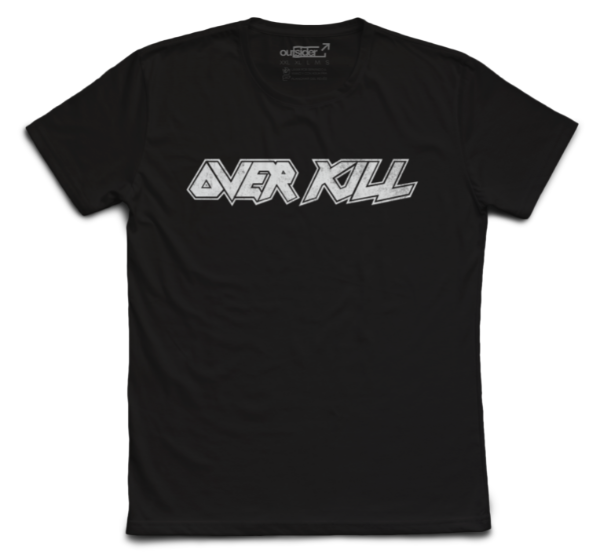 Producto - Overkill - Classic Logo Blanco con Efecto Desgastado Opcional