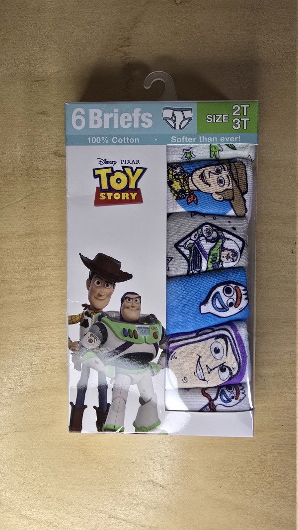 Producto - Calzoncillos - Disney Pixar Toy Story - Pack x6 2T-3T