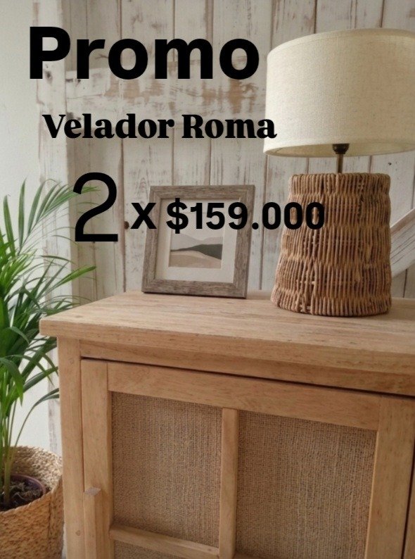Producto - VELADOR CRETA x 2