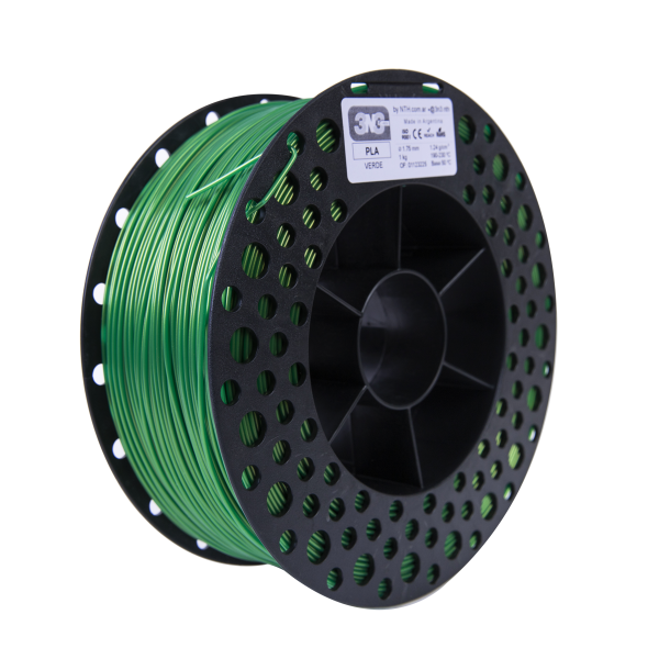 Producto - PLA Verde 1.75 mm 1kg - 3N3