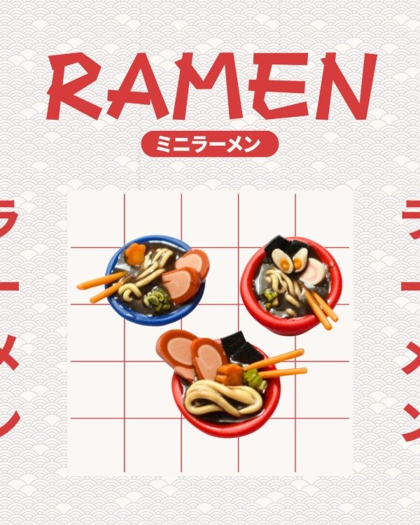 Producto - Ramen - imán miniatura