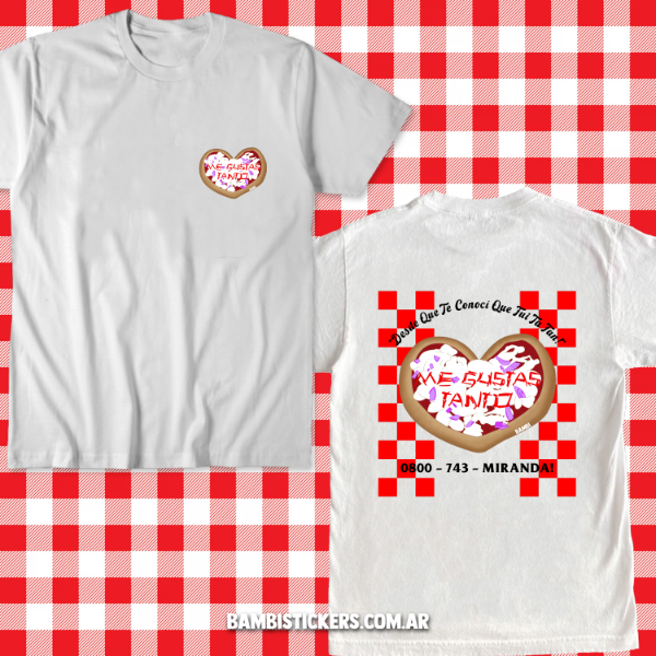 Producto - Remera Me gustas tanto