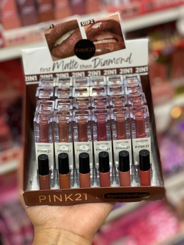 Producto - Labial Duo Matte Diamond Pink 21