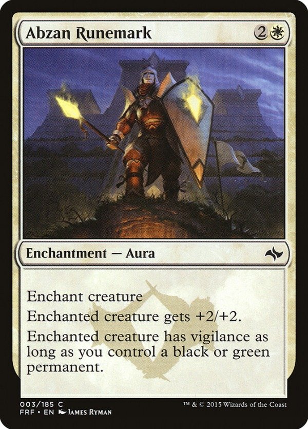 Producto - Abzan Runemark  Fate Reforged