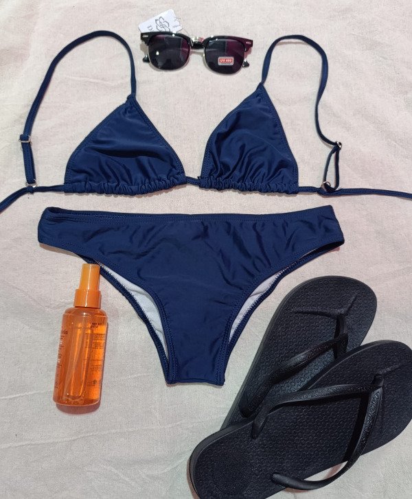 Producto - Bikini azul con vedetina