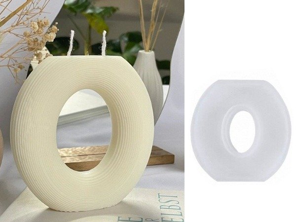 Producto - Molde vela anillo rayado