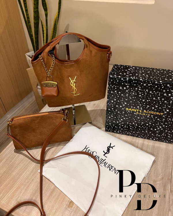 Producto - Yves Saint Laurent - Vintage terciopelo. Bolso y bandolera