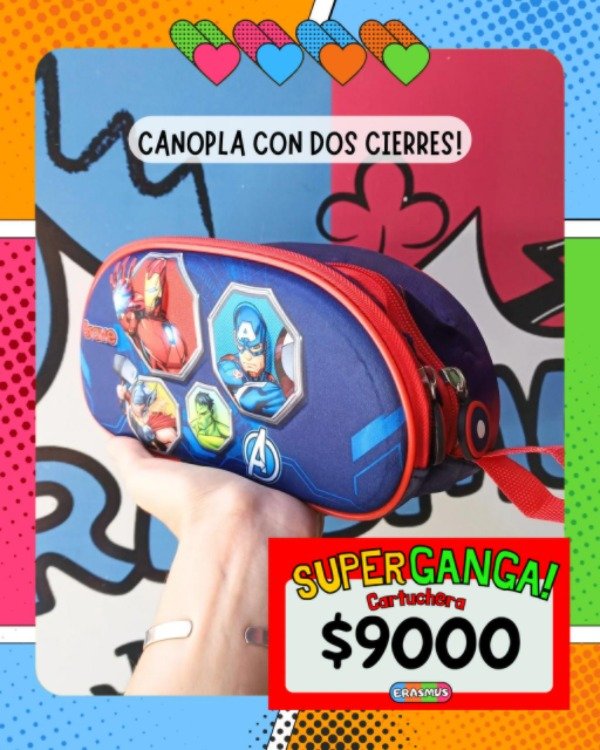 Producto - Cartuchera 3d Vengadores