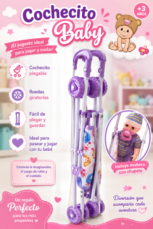 Producto - Carrito paraguita + bebe
