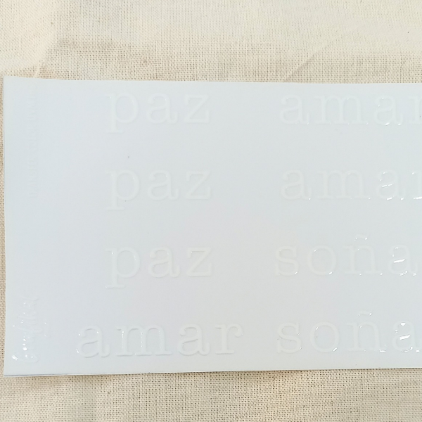 Producto - Transfer UV 165 BLANCO - 1
