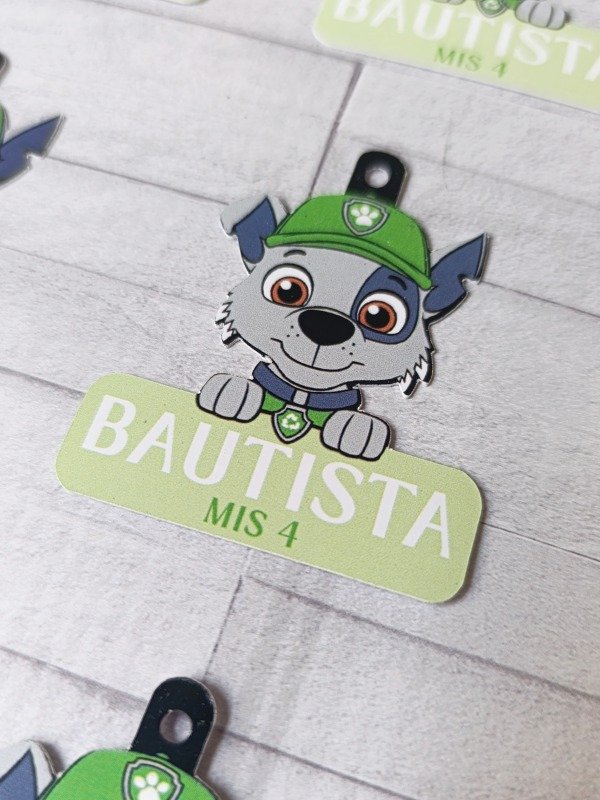 Producto - Tag Cumpleaños [Modelo Paw Patrol] - 1