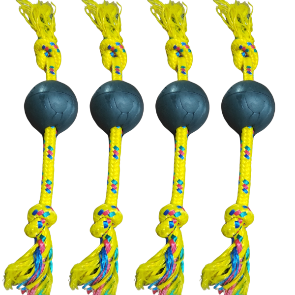 Producto - Pelota Lisa Con Soga Para Perros Pequeños Y Medianos - 3