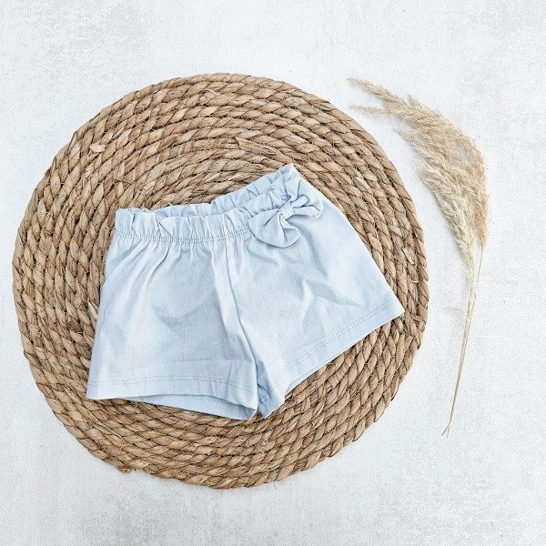 Producto - OUT Short bengalina Celeste 9m y 18m