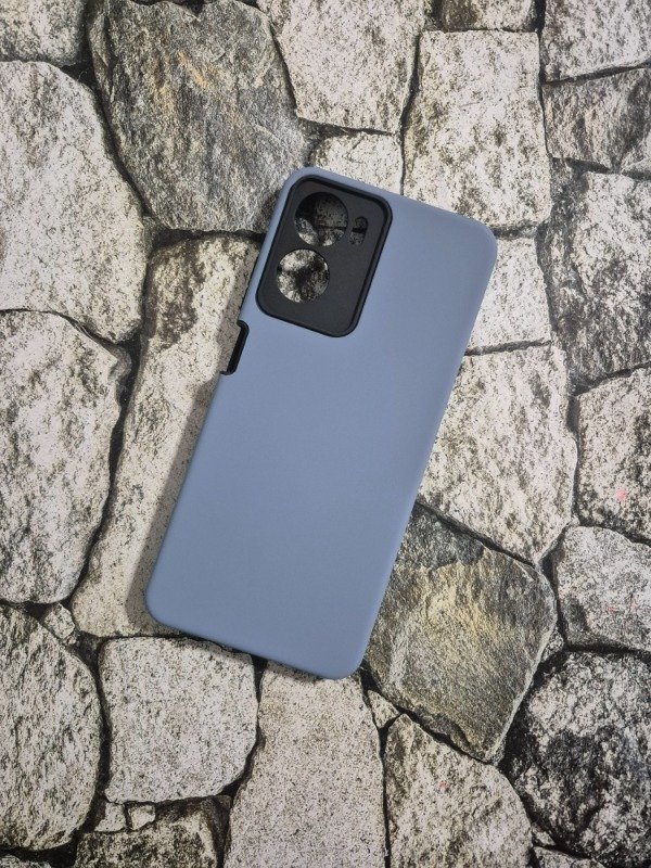 Producto - Funda alto impacto Moto G05/E15 celeste grisáceo