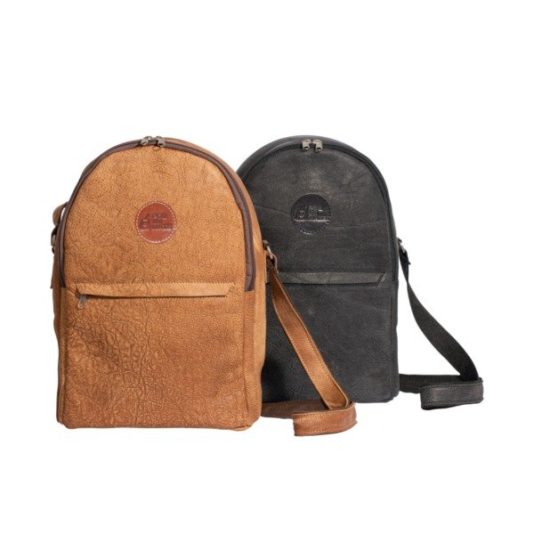 Morral matero BREZO de cuero - porunmate