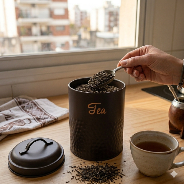 Producto - Lata negra TEA