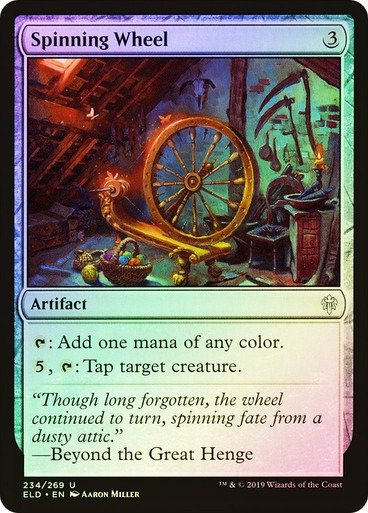 Producto - Spinning Wheel Foil  Throne of Eldraine