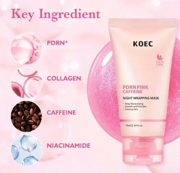 Producto - Koec máscara nocturna pink cafeína - 2