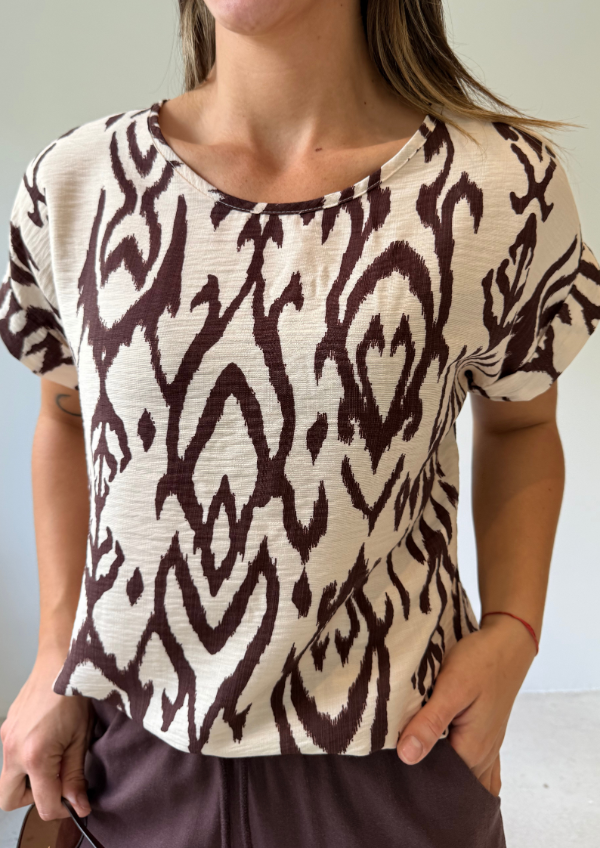 Producto - Blusa CALA - Pleno chocolate