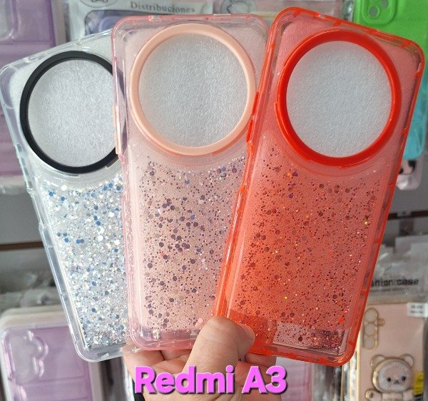 Producto - Fundas glitter reforzadas. Redmi A3